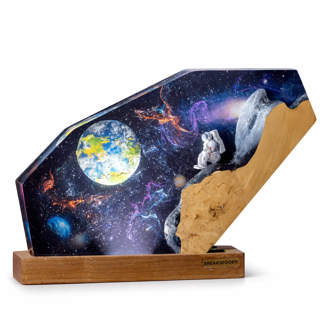Galaxy Resin Lamp