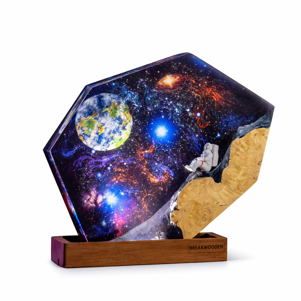 Galaxy Resin Lamp