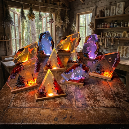 My Treasure - Resin Lamp